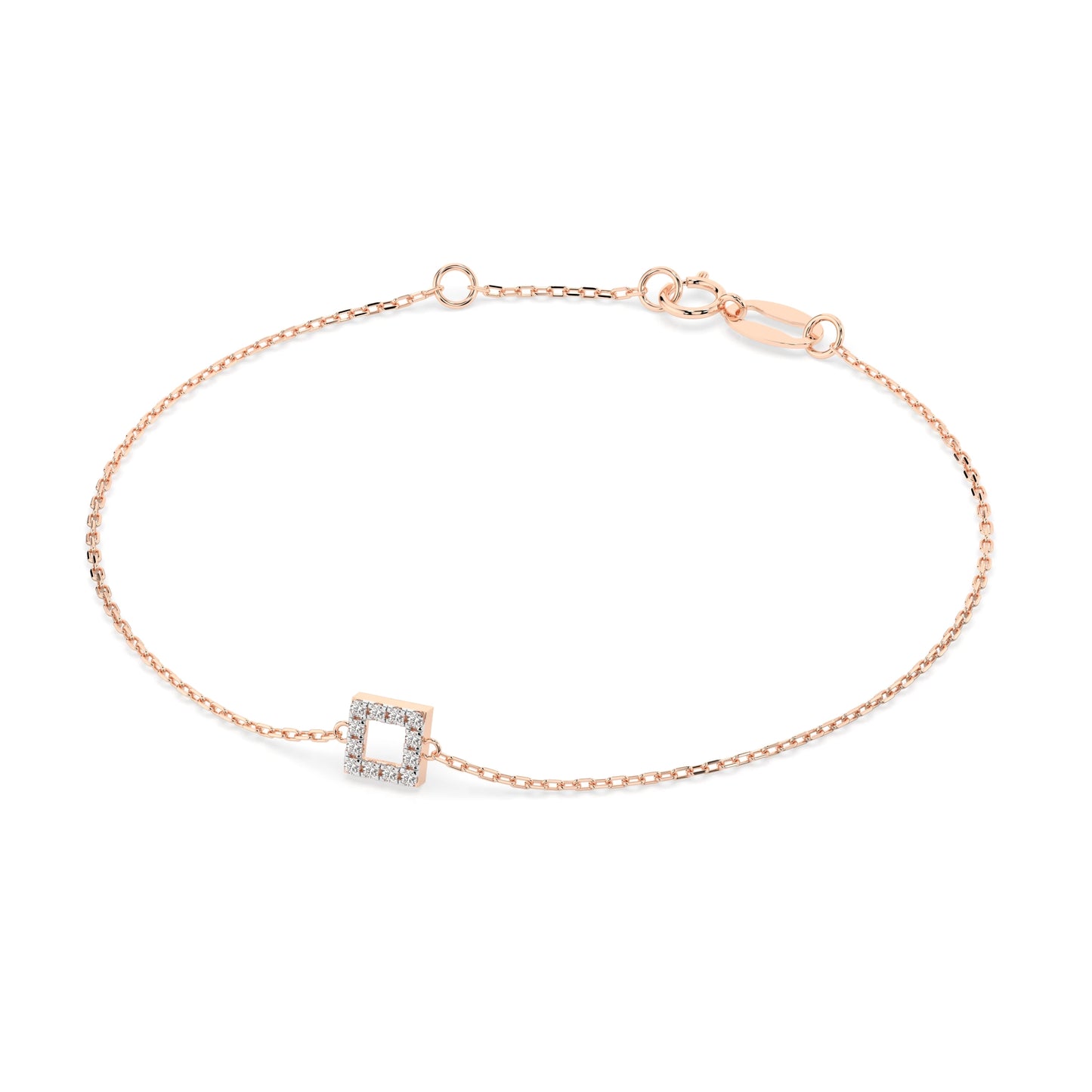 Minimalismus-Armband (Rund), 0.06 ct — 105-10016