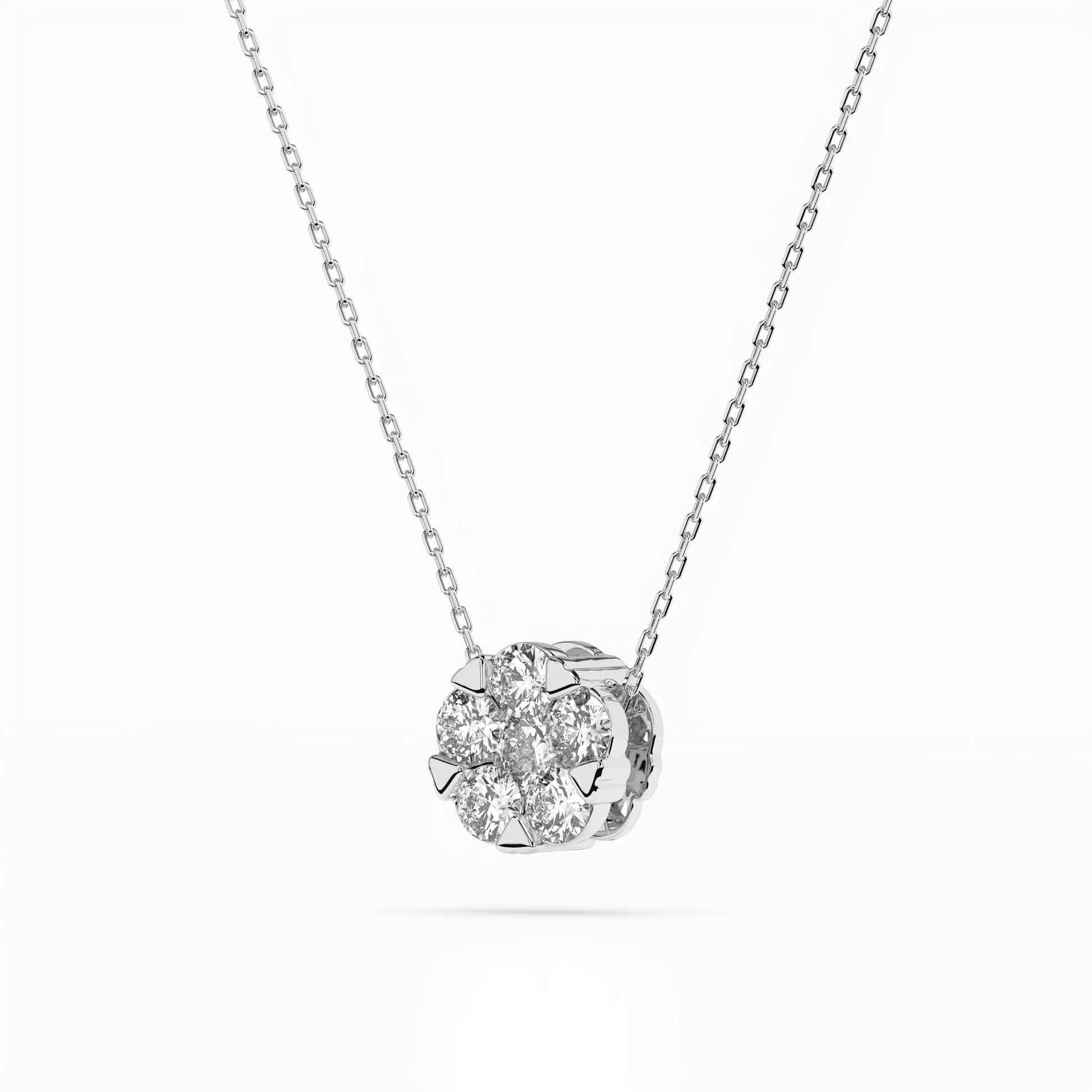 Illusion-Halskette (Rund), 0.1 ct — 104-10033(3.0)