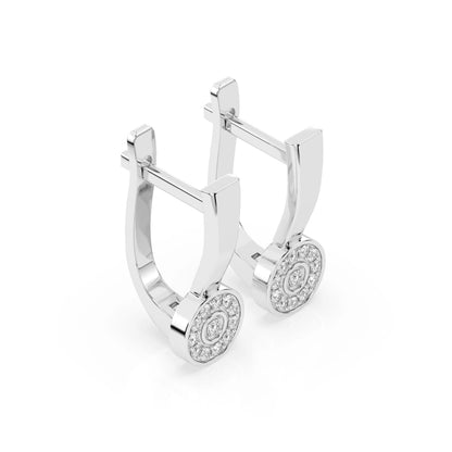 Illusion-Ohrringe (Rund), 0.13 ct — 102-10075