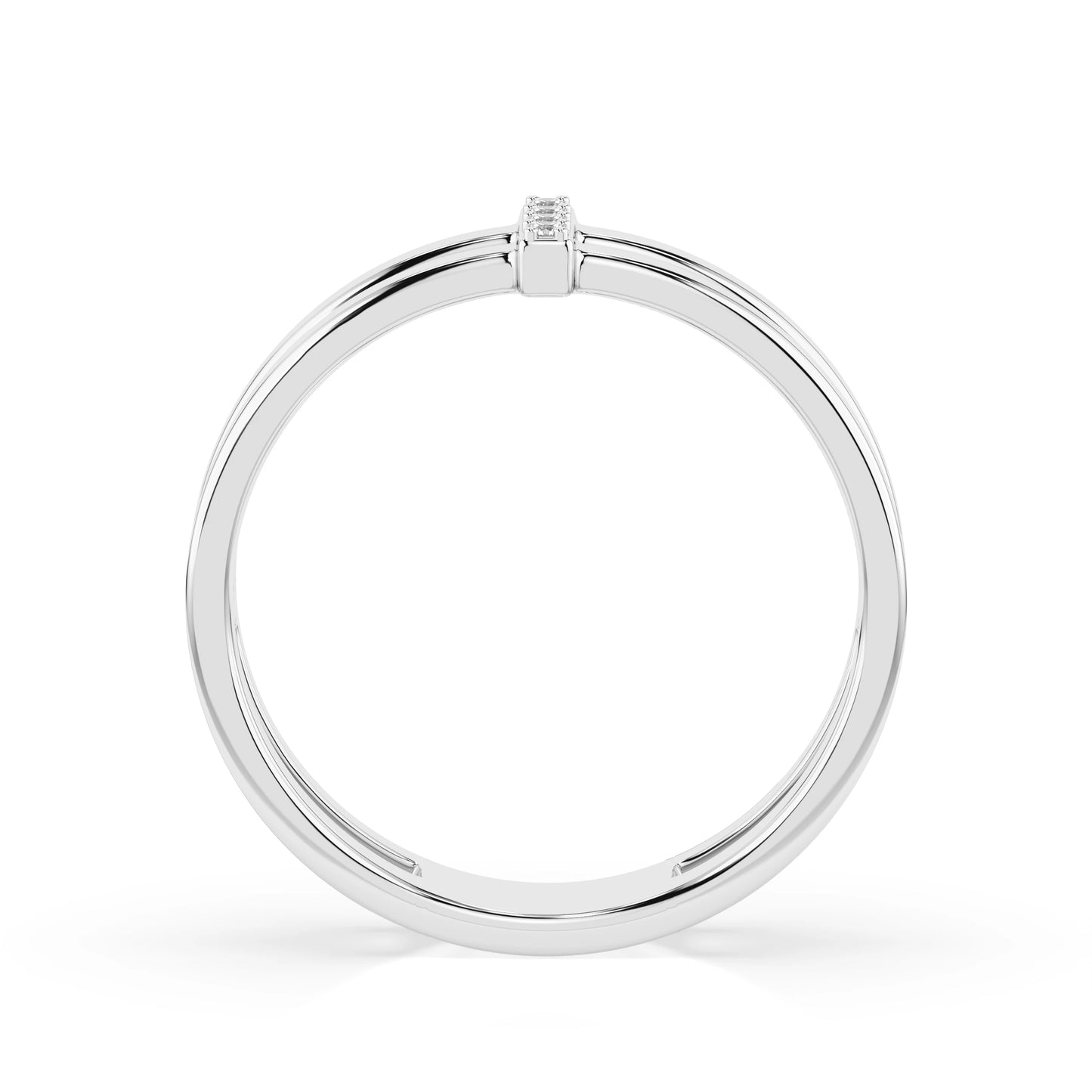 Minimalismus-Ring (Rund), 0.04 ct — 101-10069
