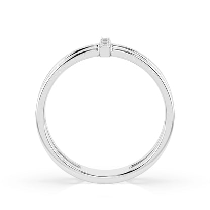 Minimalismus-Ring (Rund), 0.04 ct — 101-10069