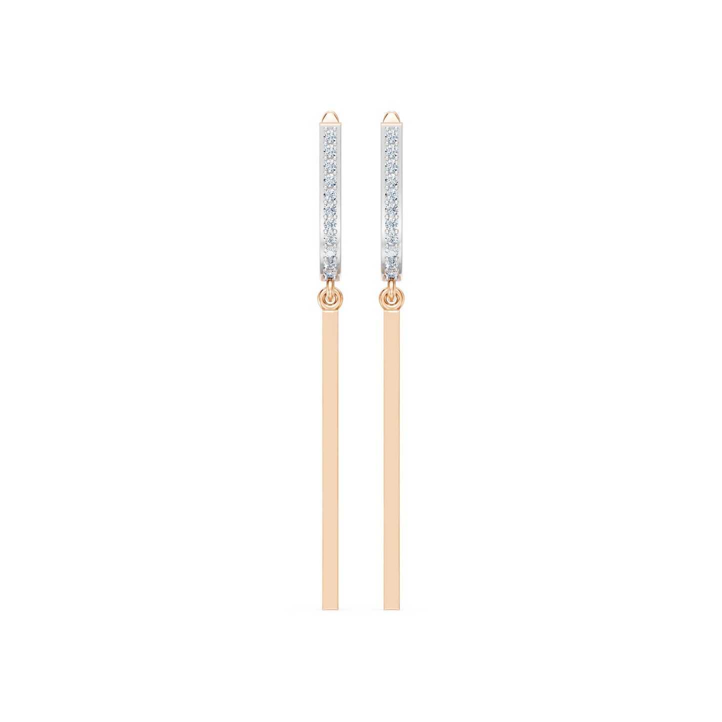 Minimalismus-Ohrringe, 0.13 ct — 102-10129/3