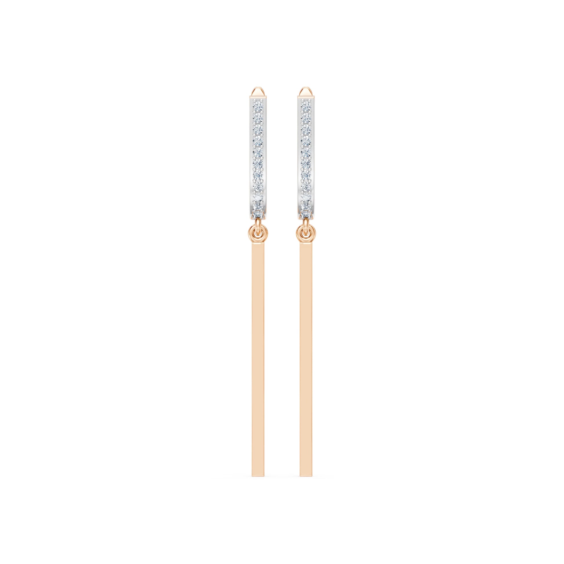 Minimalismus-Ohrringe, 0.13 ct — 102-10129/3
