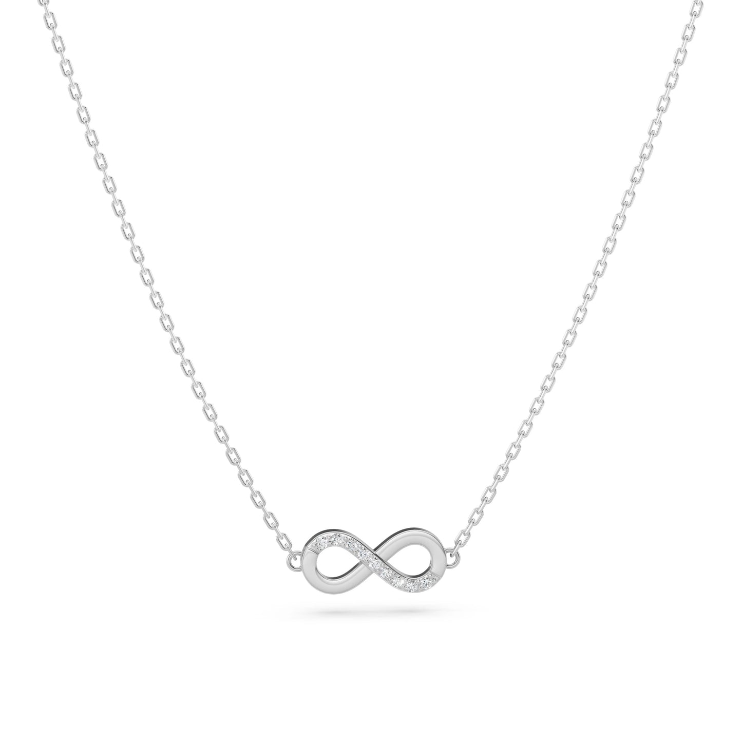 Minimalismus-Halskette (Rund), 0.05 ct — 104-10072