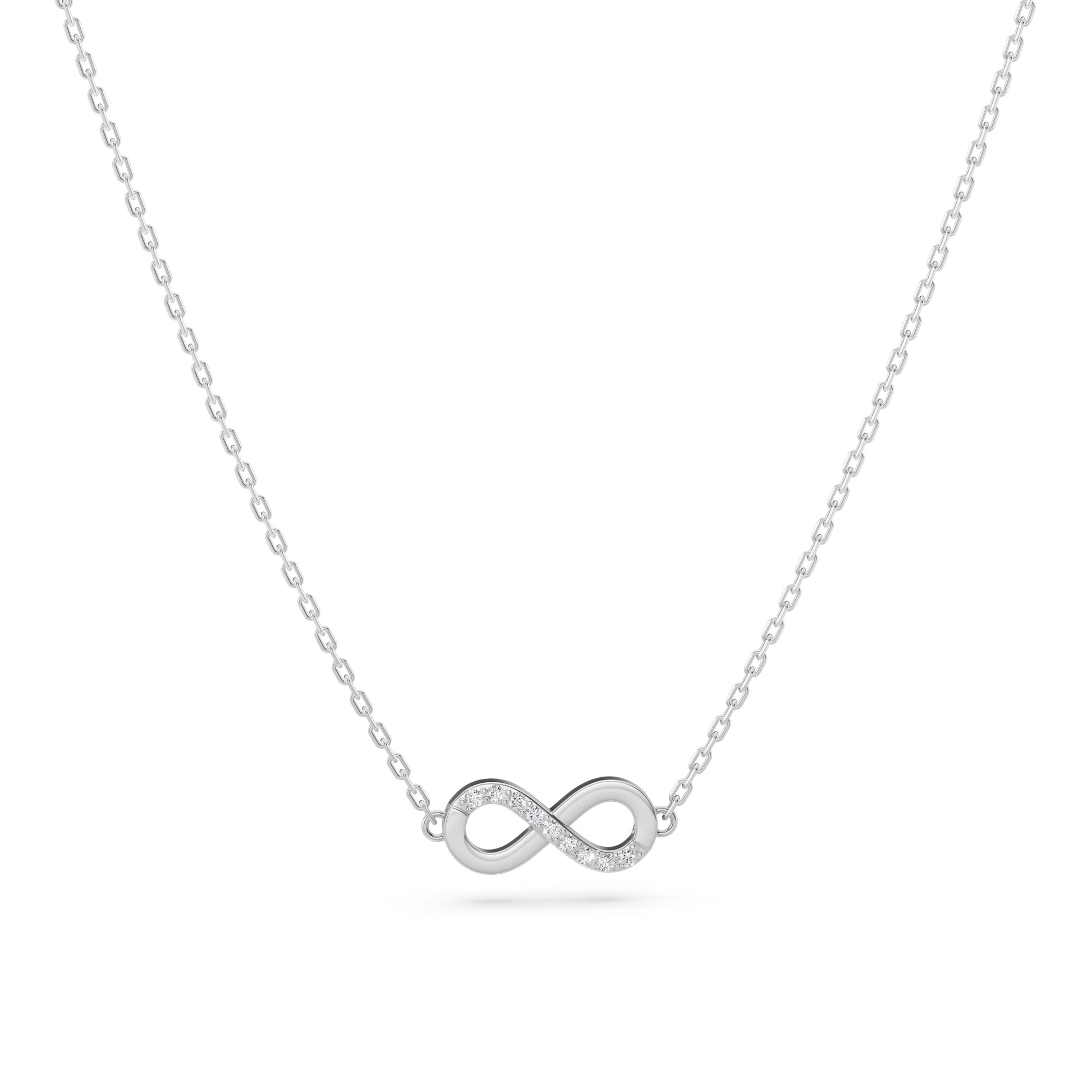 Minimalismus-Halskette (Rund), 0.05 ct — 104-10072