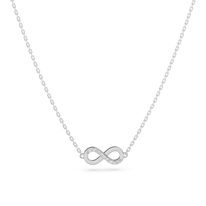 Minimalismus-Halskette (Rund), 0.05 ct — 104-10072