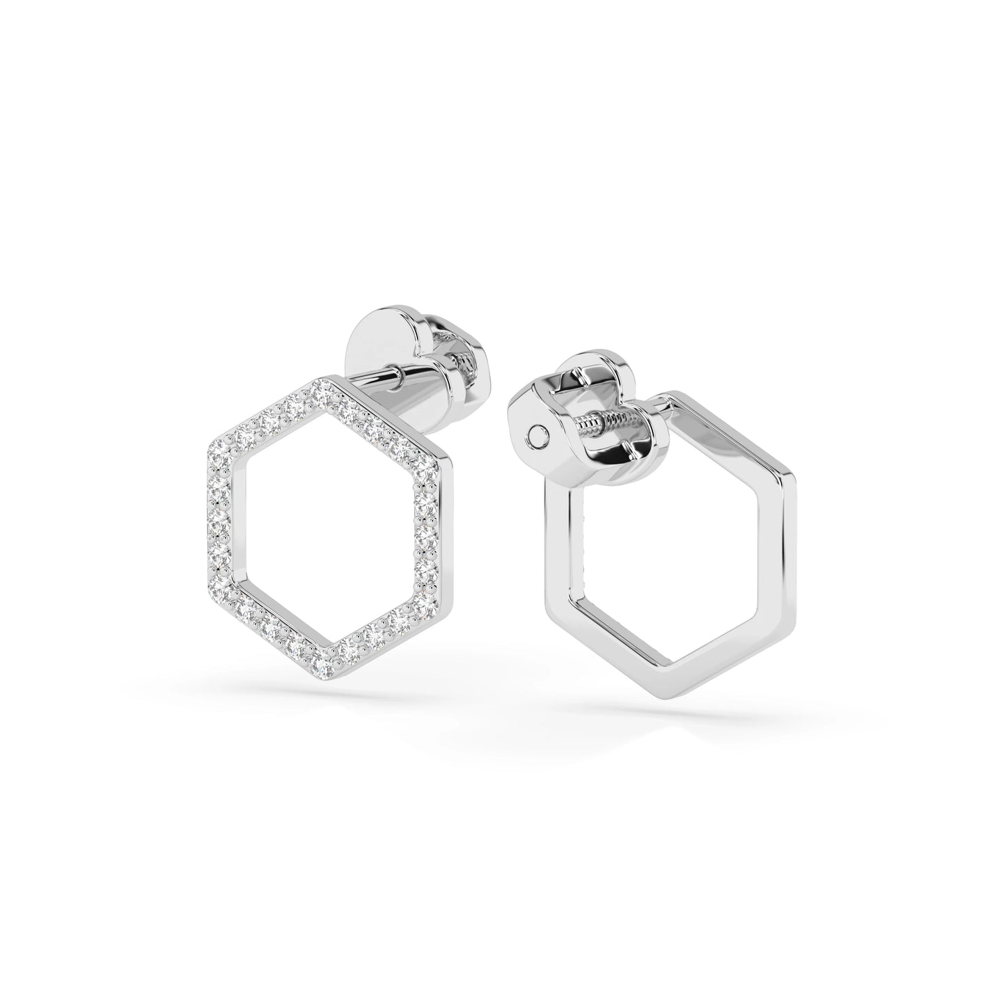 Minimalismus-Ohrringe (Rund), 0.29 ct — 102-10167