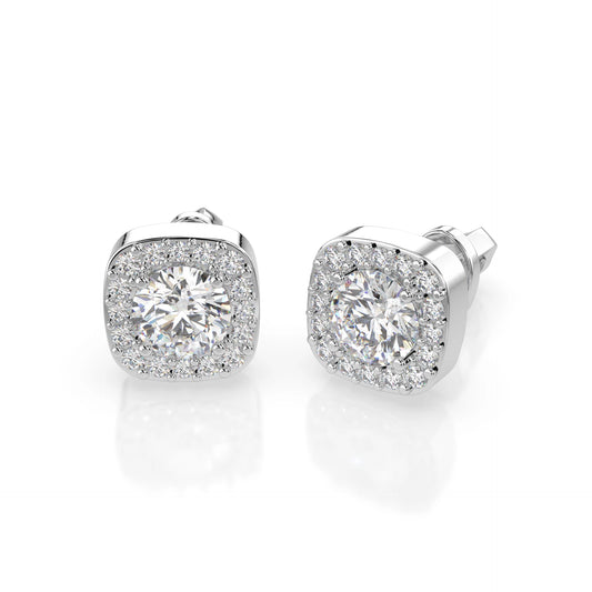 Solitär-Eternity-Ohrringe (Rund), 0.6 ct — 102-10152(4.2)