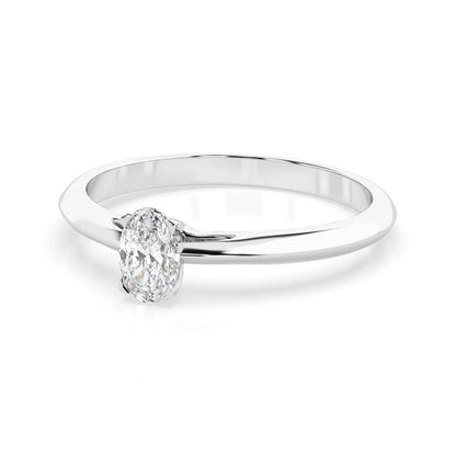Solitär-Ring (Oval), 0.3 ct — 101-10190(0.30)OV