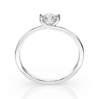 Solitär-Ring (Rund), 0.06 ct — 101-10016(2.5)