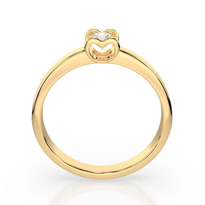 Solitär-Ring (Rund), 0.15 ct — 101-10013(3.4)