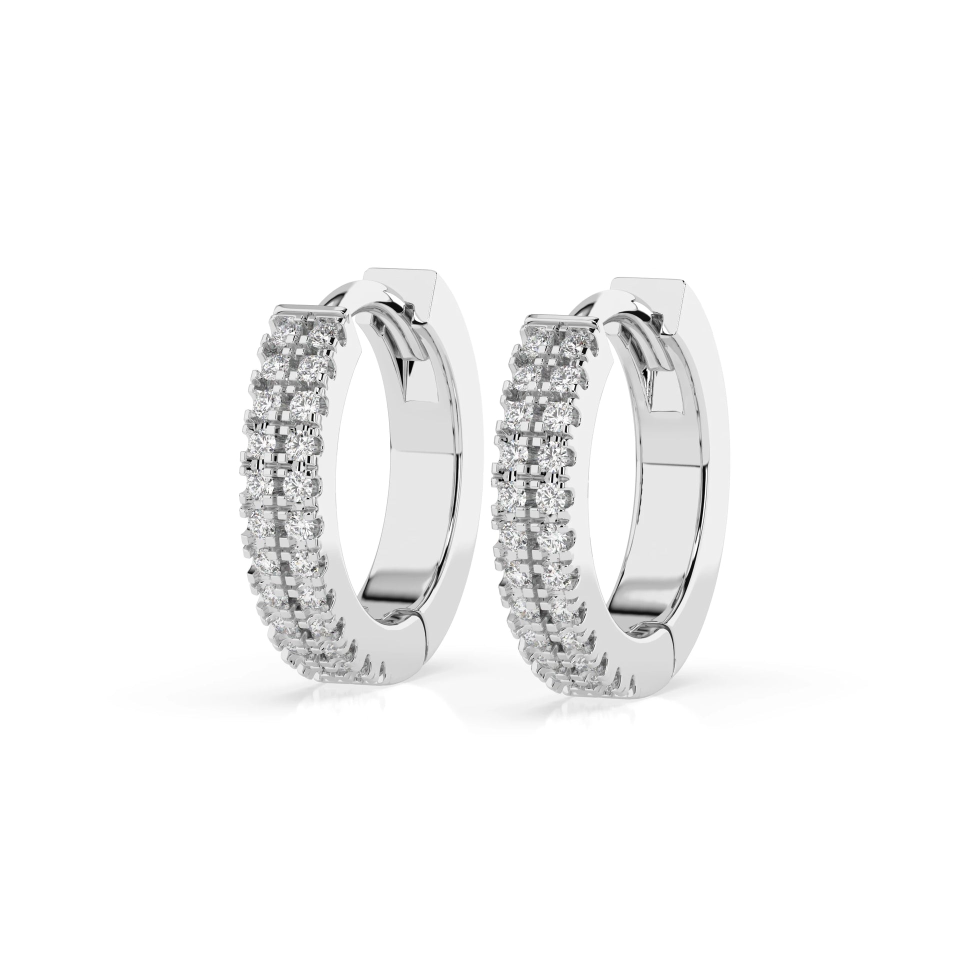 Eternity-Ohrringe (Rund), 0.19 ct — 102-10301