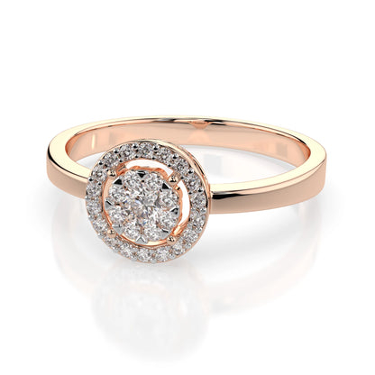 Illusion-Ring (Rund), 0.06 ct — 101-10018/1(2.5)