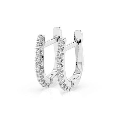 Eternity-Ohrringe (Rund), 0.18 ct — 102-10076