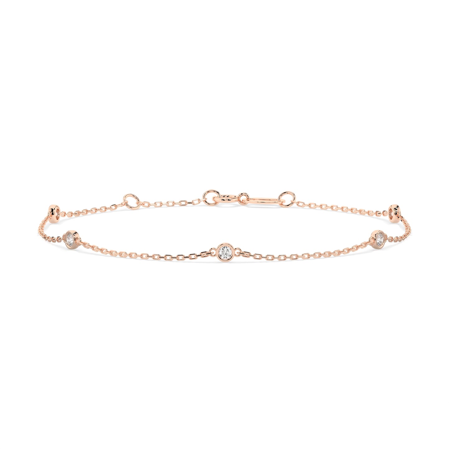 Minimalismus-Armband (Rund), 0.14 ct — 105-10008/5(1.9)
