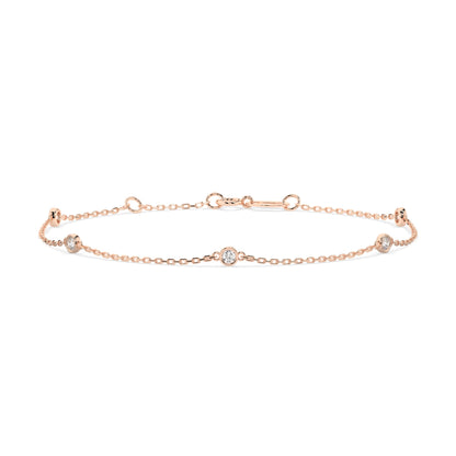 Minimalismus-Armband (Rund), 0.14 ct — 105-10008/5(1.9)