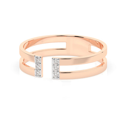 Minimalismus-Ring (Rund), 0.06 ct — 101-10163