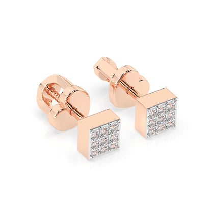 Illusion-Ohrringe (Rund), 0.11 ct — 102-10063