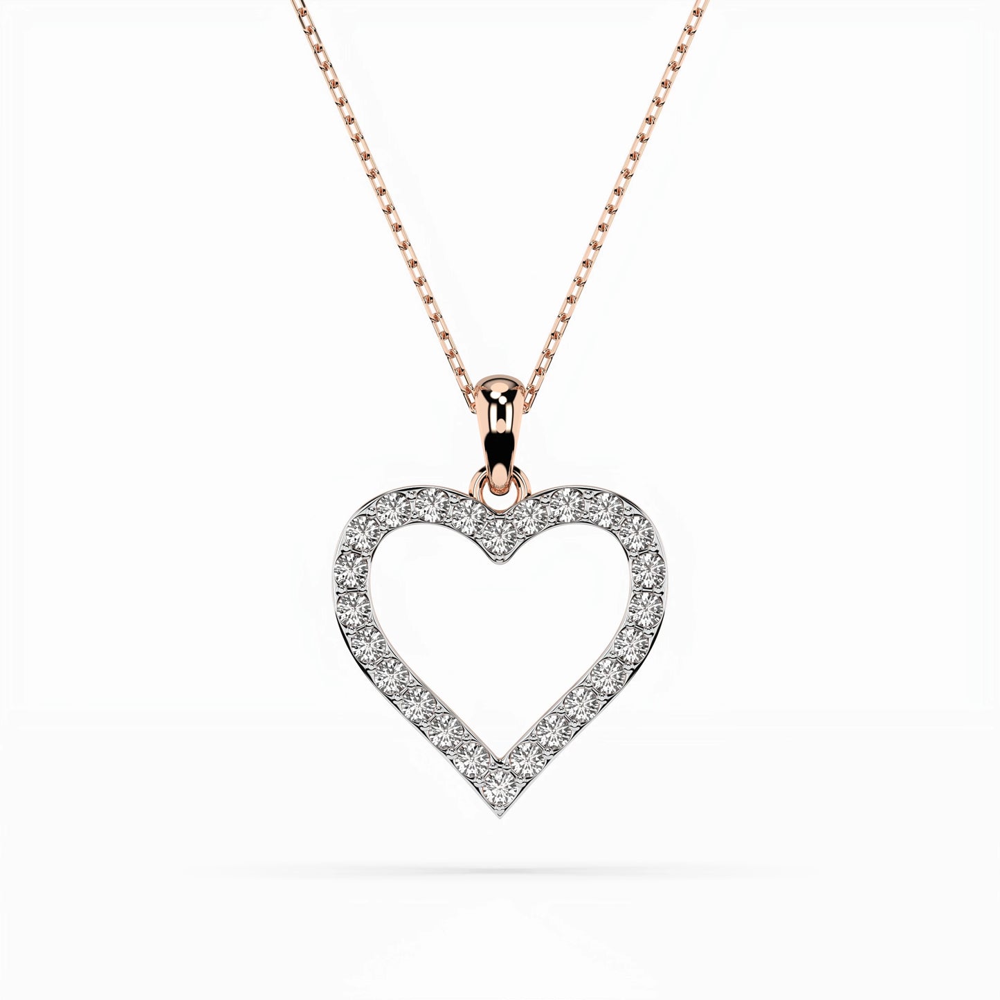 Minimalismus-Halskette (Rund), 0.31 ct — 104-10060