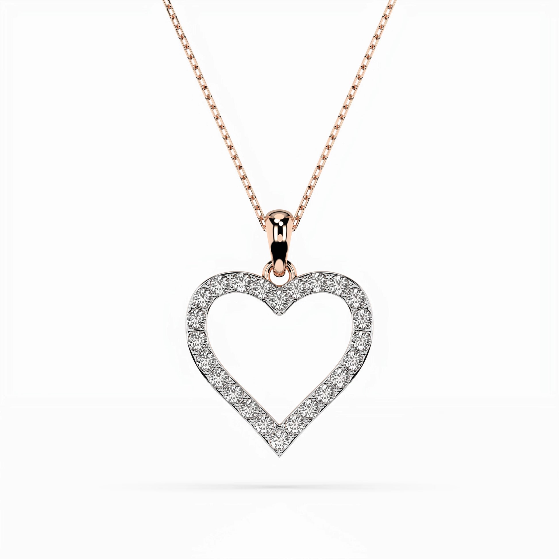 Minimalismus-Halskette (Rund), 0.31 ct — 104-10060