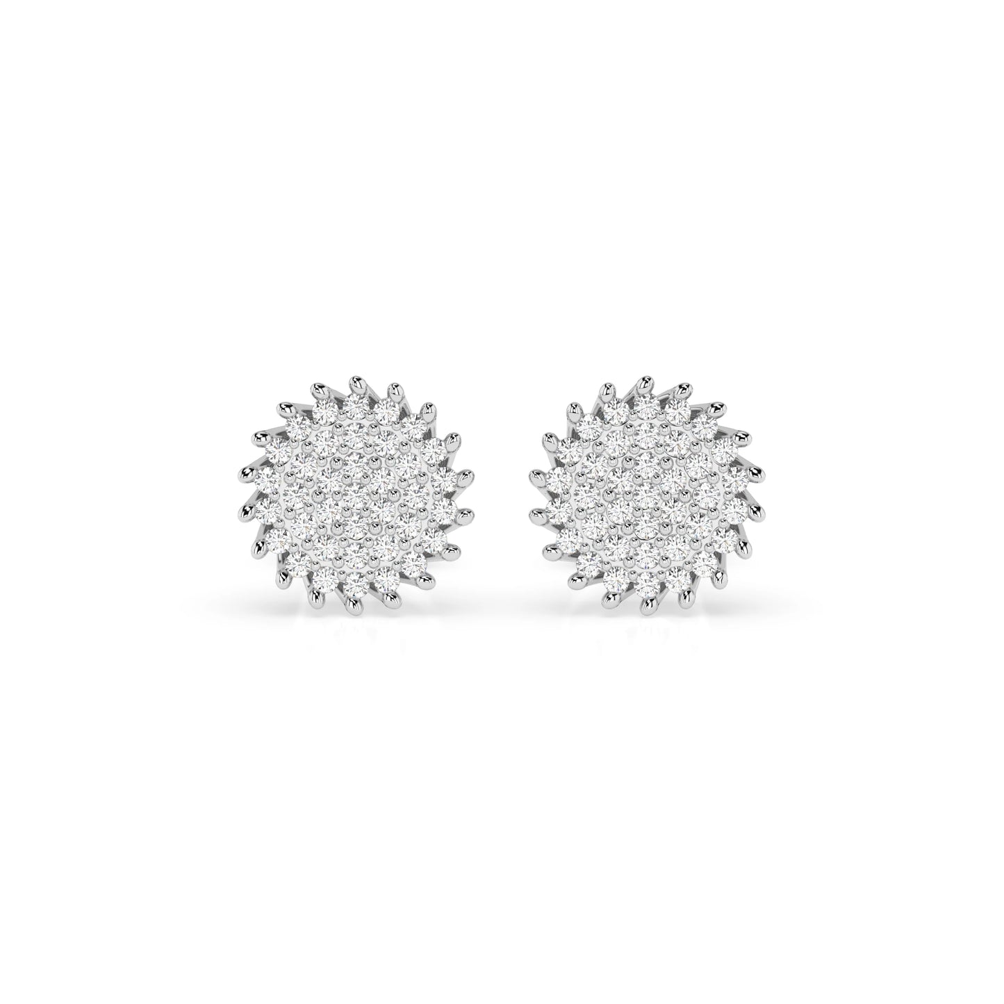 Illusion-Ohrringe (Rund), 0.3 ct — 102-10171