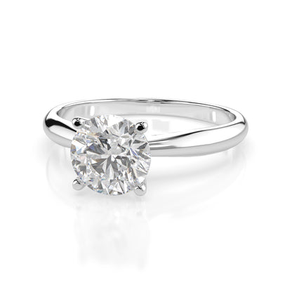 Solitär-Ring (Rund), 0.7 ct — 101-10021(5.7)