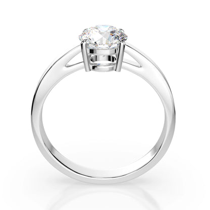 Solitär-Ring (Rund), 1.0 ct — 101-10012/1(6.5)