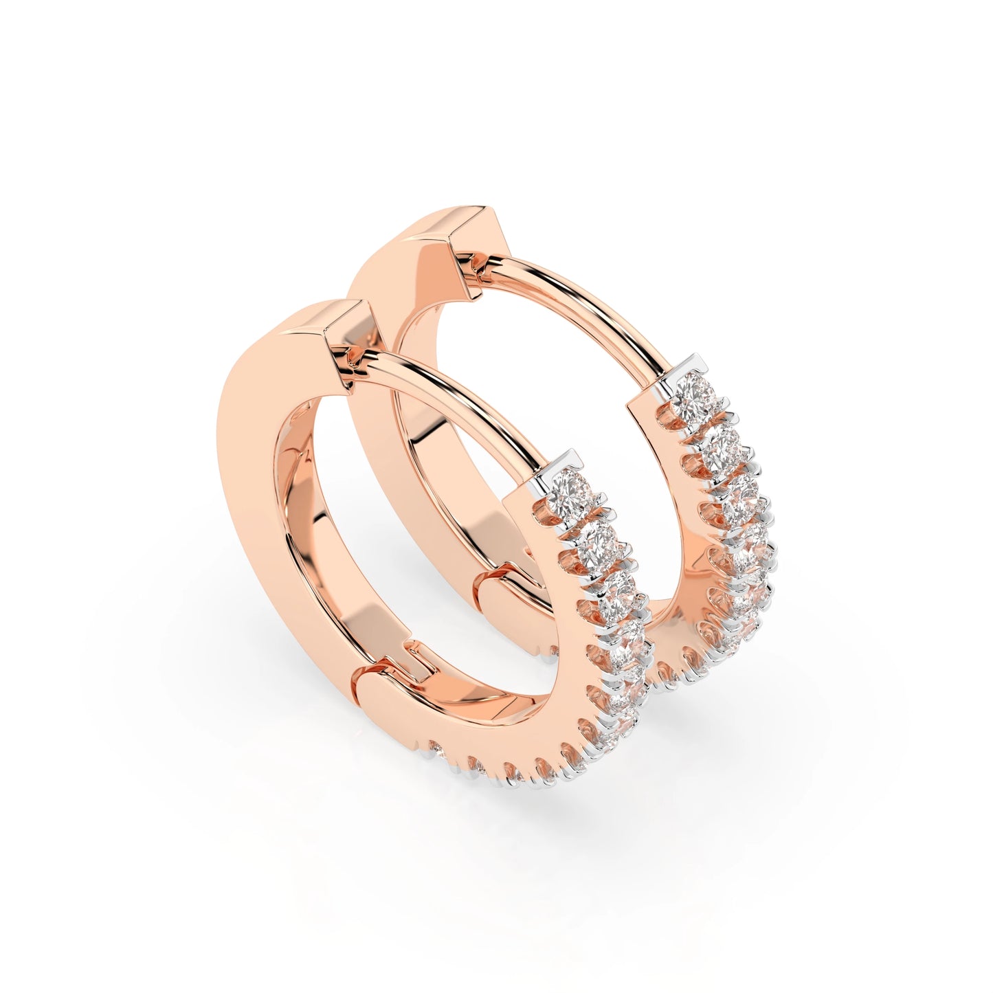 Eternity-Ohrringe (Rund), 0.22 ct — 102-10109(1.3)