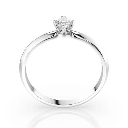 Solitär-Ring (Marquise), 0.15 ct — 101-10181/1(0.15)MARQUISE