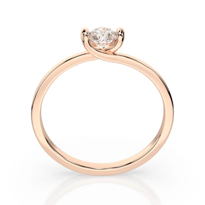 Solitär-Ring (Rund), 0.1 ct — 101-10016(3.0)