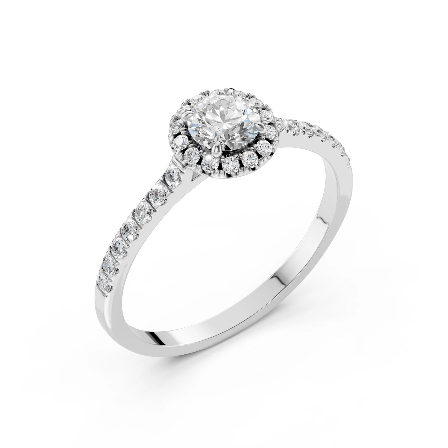 Solitär-Eternity-Ring (Rund), 0.5 ct — 101-10095(5.1)