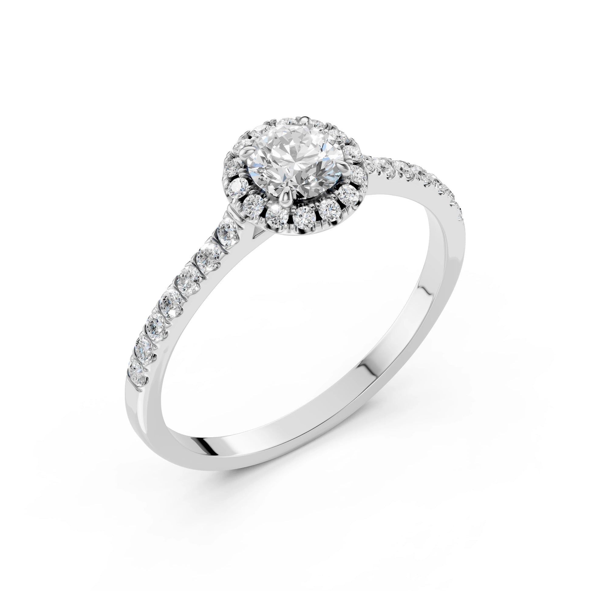Solitär-Eternity-Ring (Rund), 0.5 ct — 101-10095(5.1)