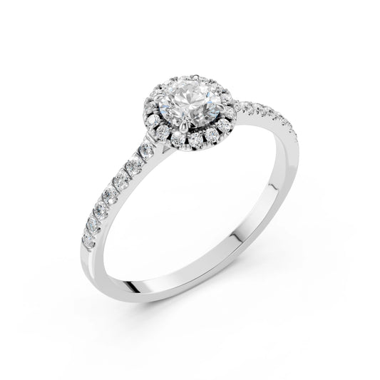 Solitär-Eternity-Ring (Rund), 0.5 ct — 101-10095(5.1)
