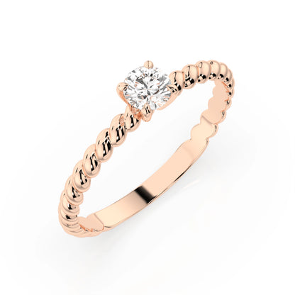 Solitär-Ring (Rund), 0.3 ct — 101-10038(4.2)