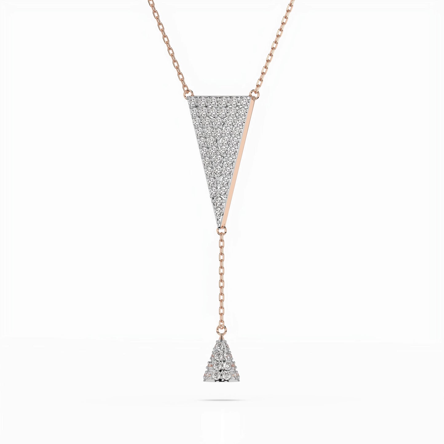Minimalismus-Halskette (Rund), 0.41 ct — 104-10018/2