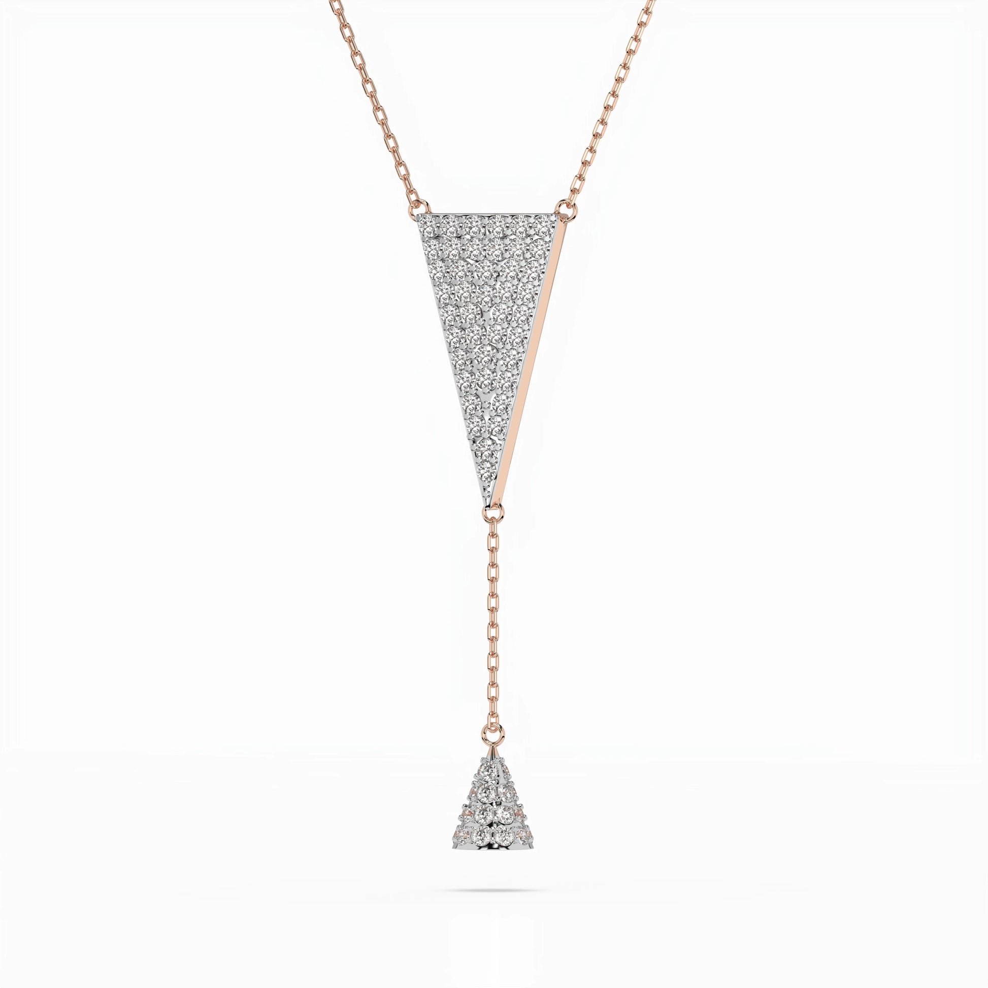 Minimalismus-Halskette (Rund), 0.41 ct — 104-10018/2