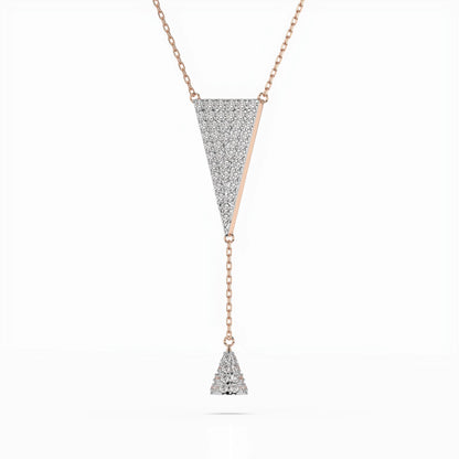 Minimalismus-Halskette (Rund), 0.41 ct — 104-10018/2