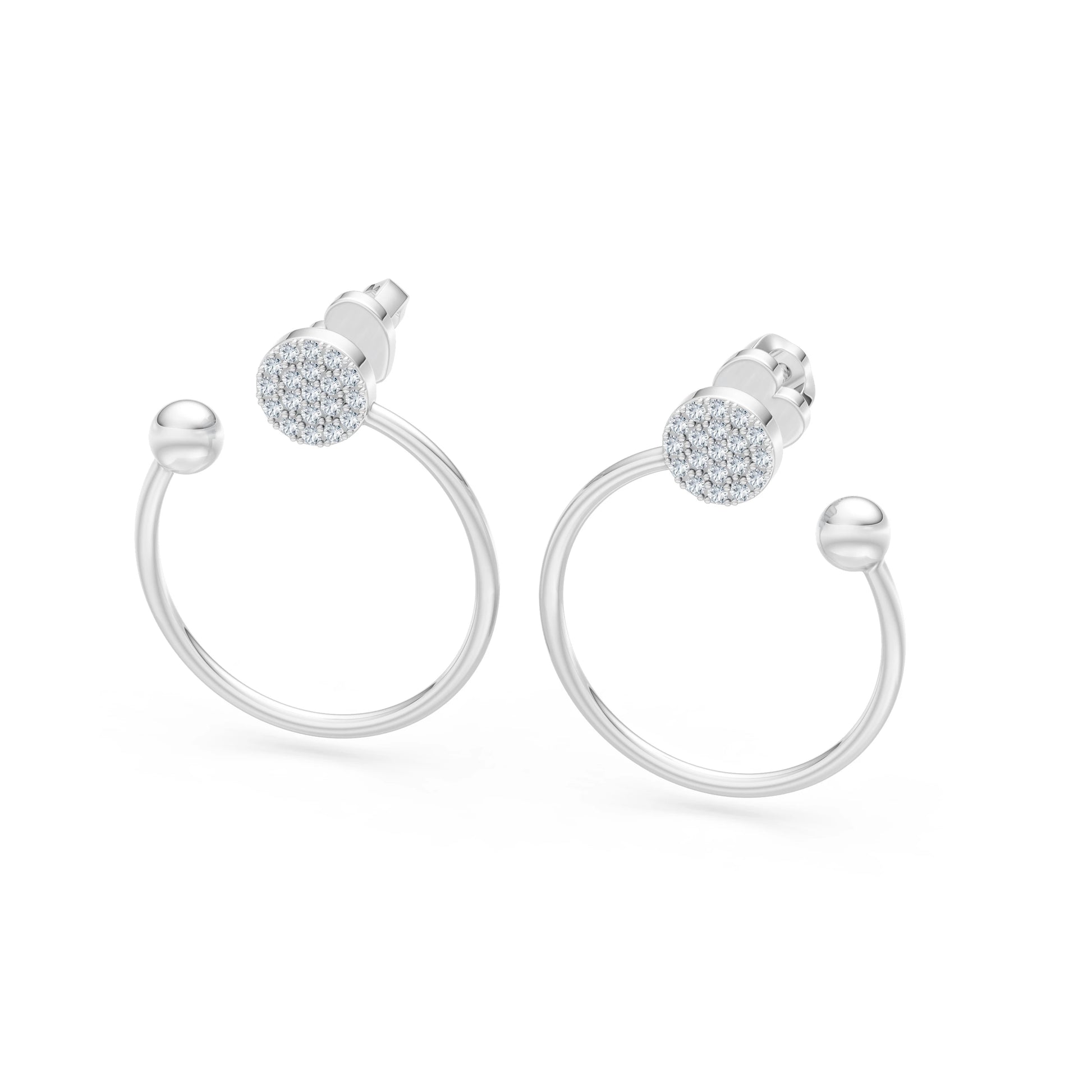Minimalismus-Ohrringe, 0.23 ct — 102-10081