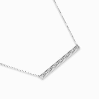 Minimalismus-Halskette (Rund), 0.12 ct — 104-10024
