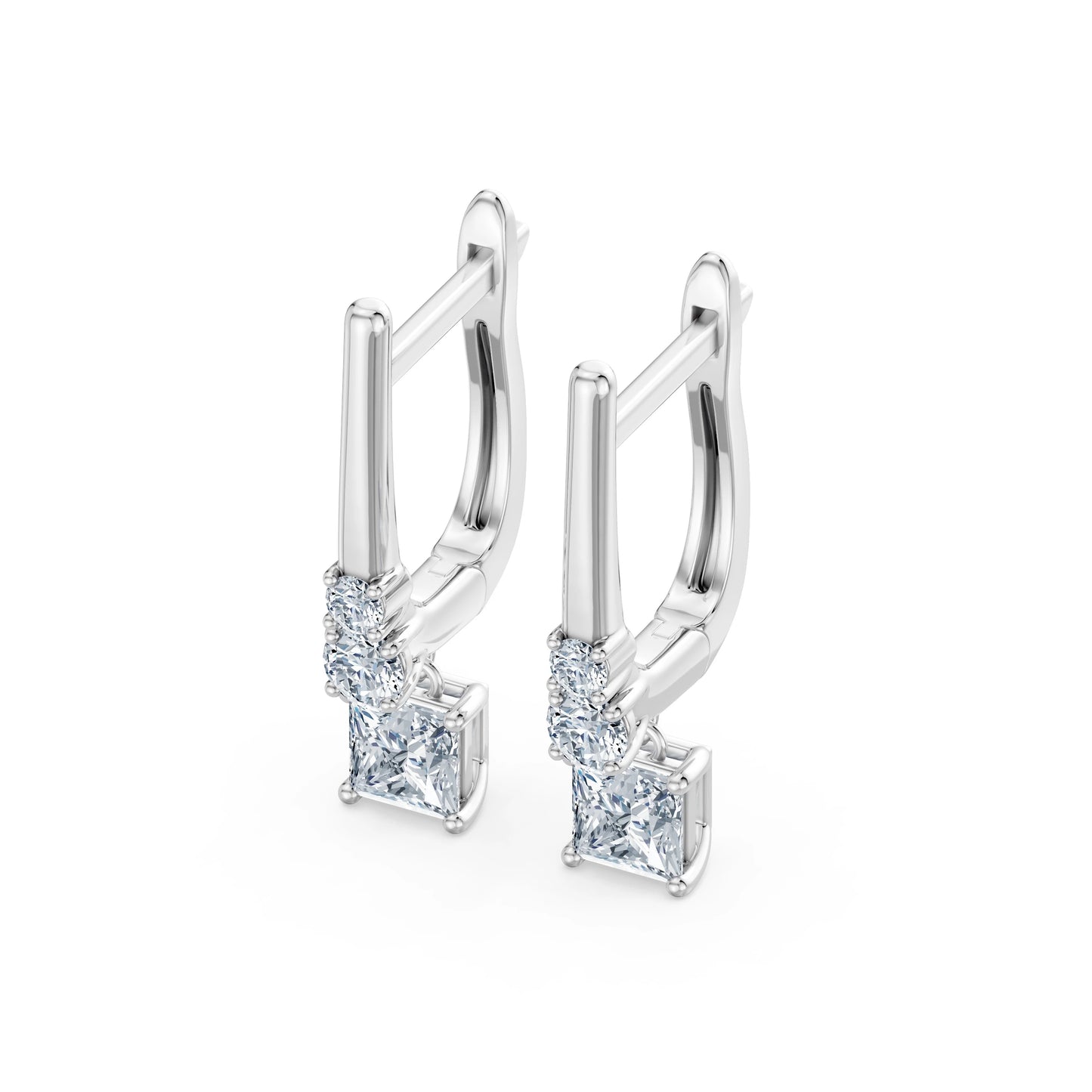 Solitär-Eternity-Ohrringe, 0.6 ct — 102-10143(0.30)PR