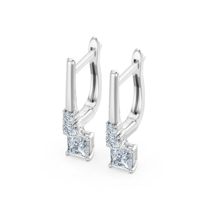Solitär-Eternity-Ohrringe, 0.6 ct — 102-10143(0.30)PR