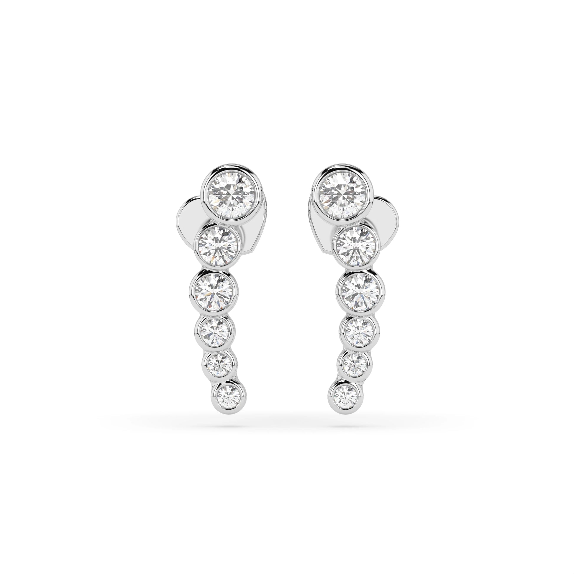 Eternity-Ohrringe (Rund), 0.03 ct — 102-10031