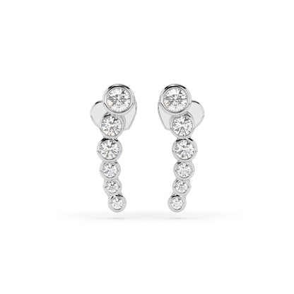 Eternity-Ohrringe (Rund), 0.03 ct — 102-10031