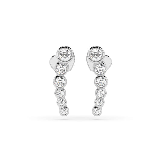 Eternity-Ohrringe (Rund), 0.03 ct — 102-10031