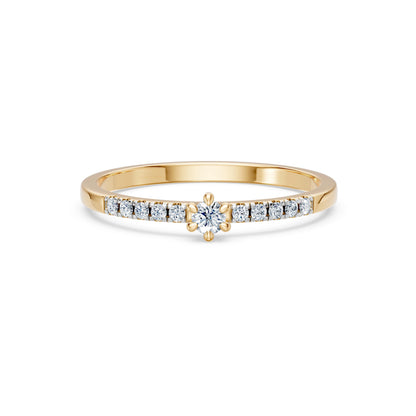 Solitär-Eternity-Ring, 0.07 ct — 101-10126/4(2.6)