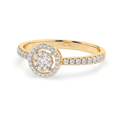 Illusion-Ring (Rund), 0.03 ct — 101-10018(2.0)
