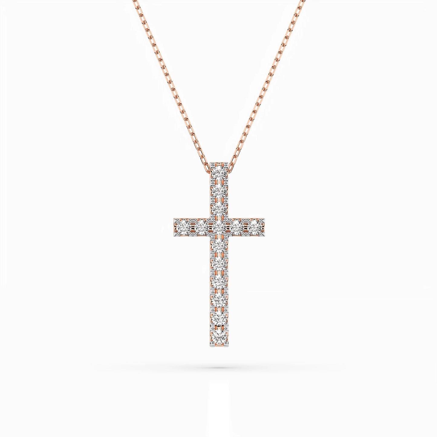 Minimalismus-Halskette (Rund), 0.2 ct — 104-10025