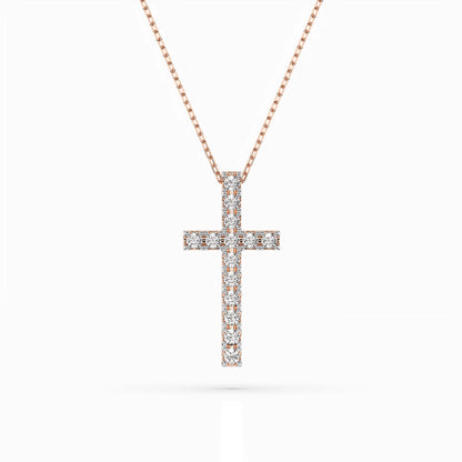 Minimalismus-Halskette (Rund), 0.2 ct — 104-10025