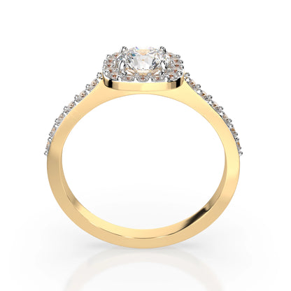 Solitär-Eternity-Ring (Rund), 0.3 ct — 101-10152(4.2)
