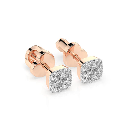 Illusion-Ohrringe (Rund), 0.06 ct — 102-10107